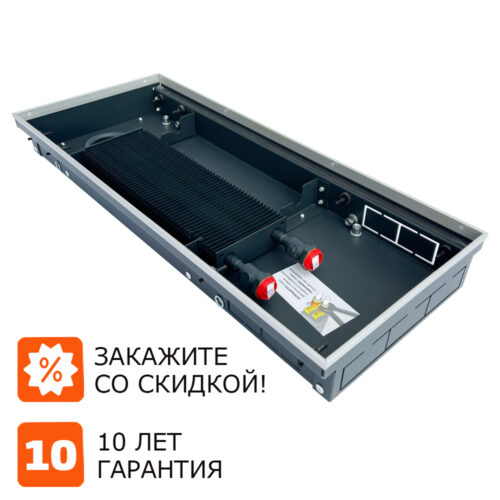Внутрипольный конвектор TECHNO Usual KVZ 200-105-600
